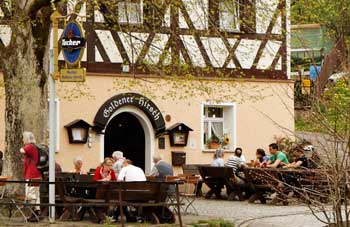 im Biergarten